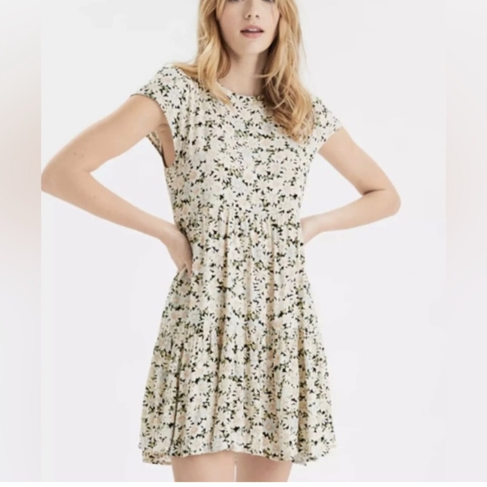 American Eagle Swing Babydoll Dress Floral Women’s Size XS